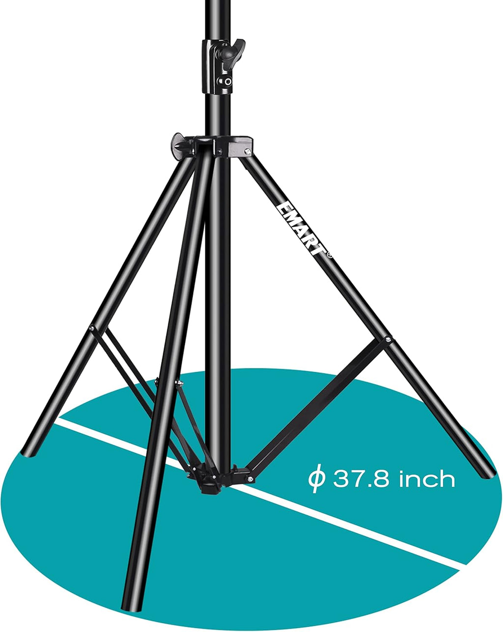 8.5ft Adjustable Aluminum Light Stand with Carrying Bag, 2 Pack X53795