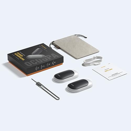 Magnetic Rechargeable Hand Warmers 2 Pack, Ultrathin Electric Handwarmers U425889