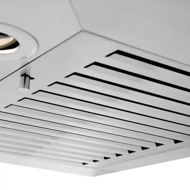 24 in. 400 CFM Convertible Wall Mount Range Hood in Stainless Steel Z15375