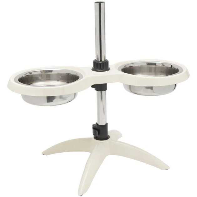 Adjustable Stainless Steel Elevated Dog Bowls Z5400