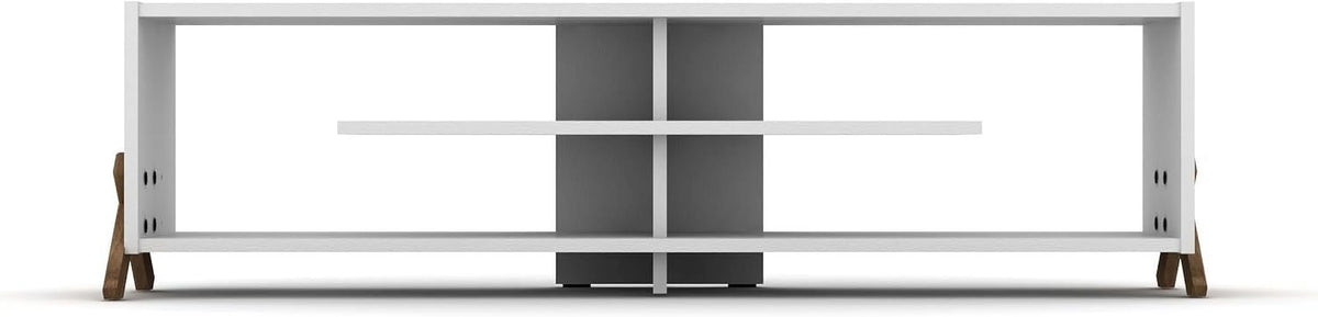 Wooden TV Stand with 4 Shelves W530480