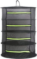 4-Layer Folding Nylon Mesh Drying Rack with Carrying Bag M977
