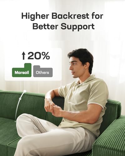 Oversized Deep U Shaped Modular Corduroy Sectional Sofa with Ottoman Q74352