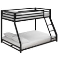 Black Twin Over Full Metal Bunk Bed V2146