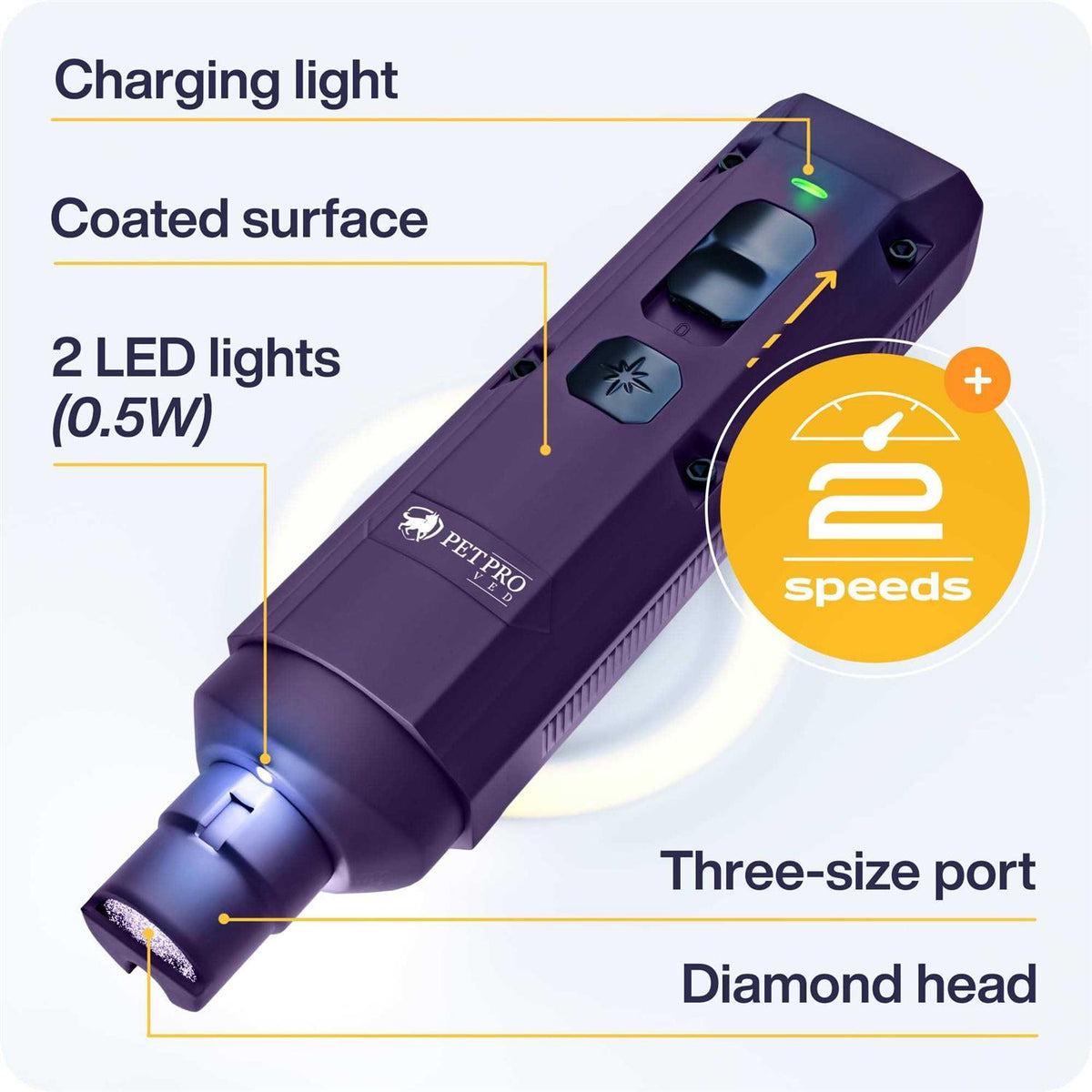 Silent Electric Dog Nail Grinder M9759