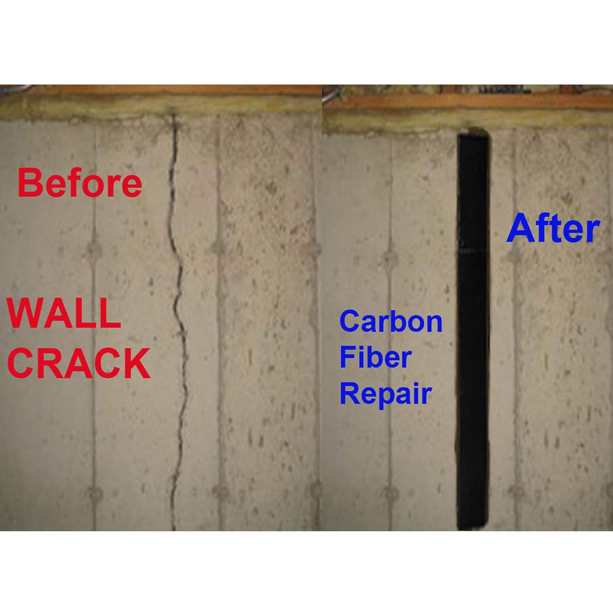 50 ft Carbon Fiber Wall Crack Repair Kit U70316