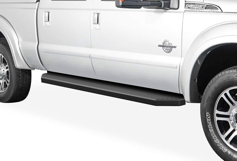 Black Running Boards 6 inches Crew Cab Q960