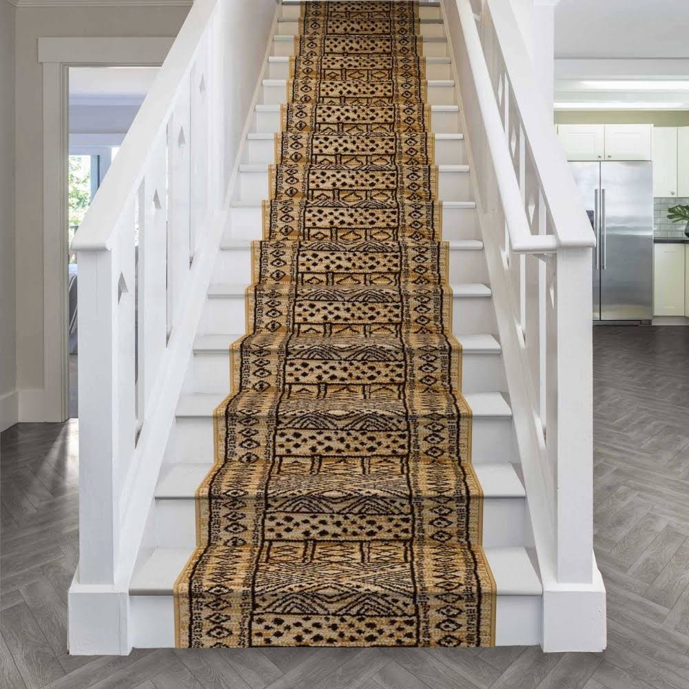 Afrikans Berber Stair Carpet Runner 17 foot S80887