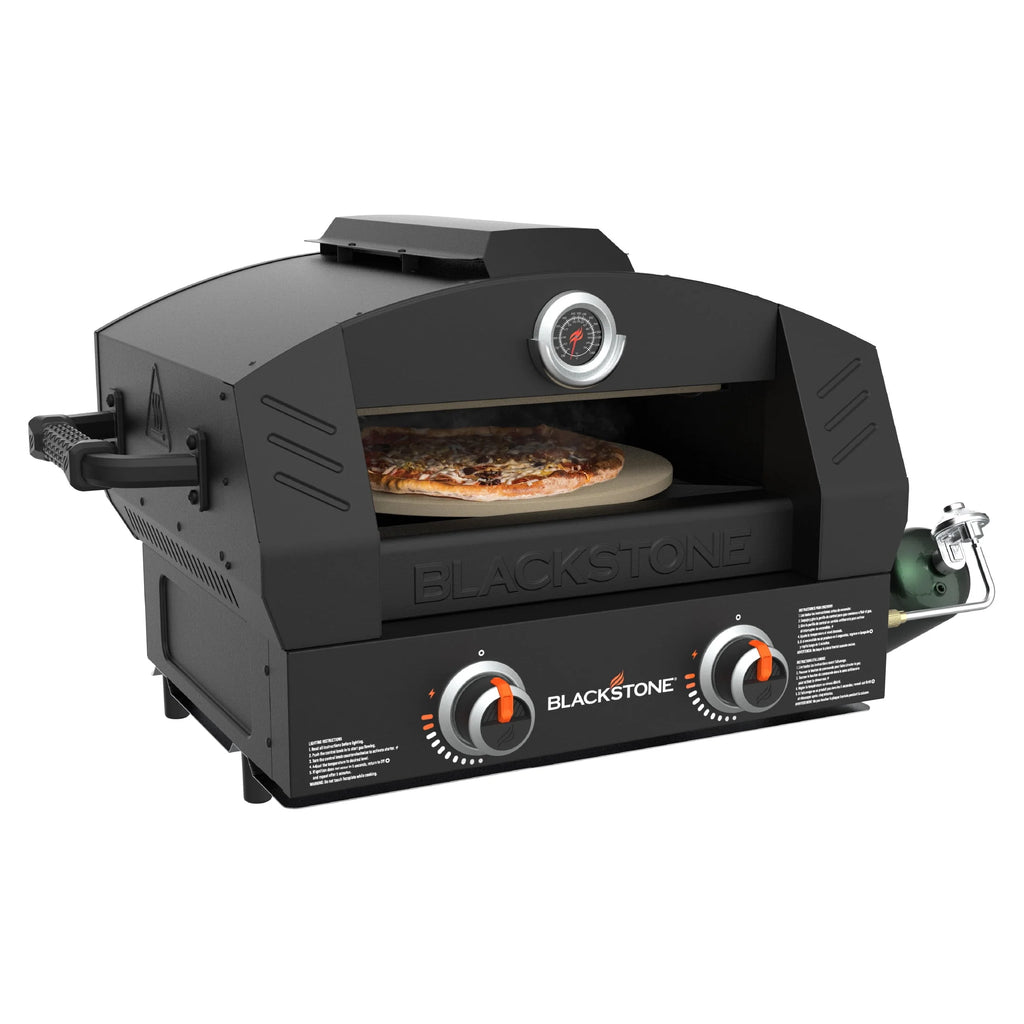 Tabletop Propane Pizza Oven with Two 15 Cordierite Stones M12795