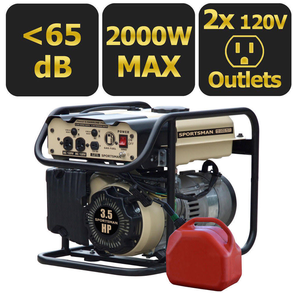 2000-Watt Portable Generator F491092