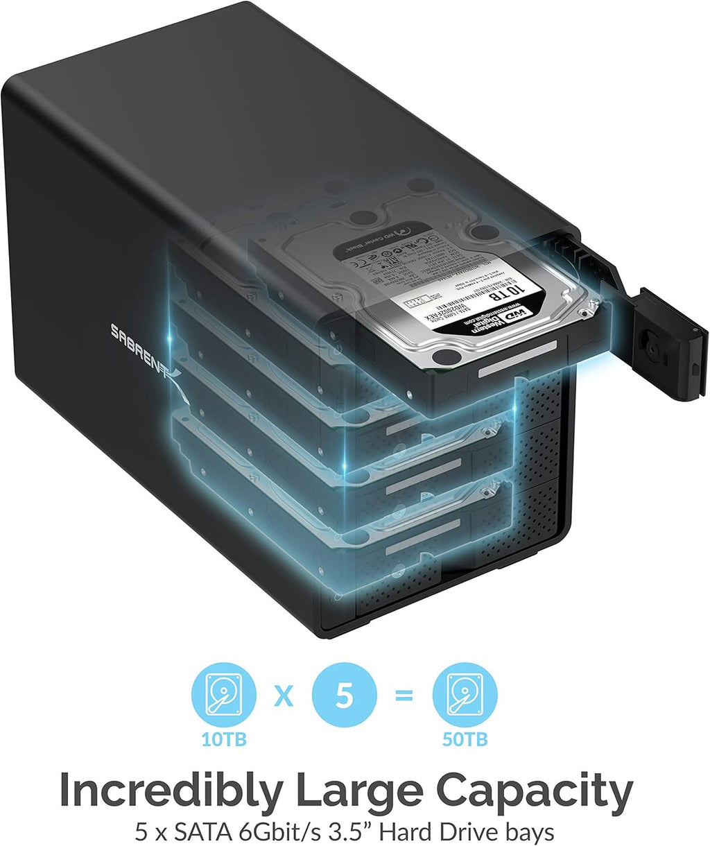 USB 3.0 to SATA Dual Bay External Hard Drive Docking Station R948