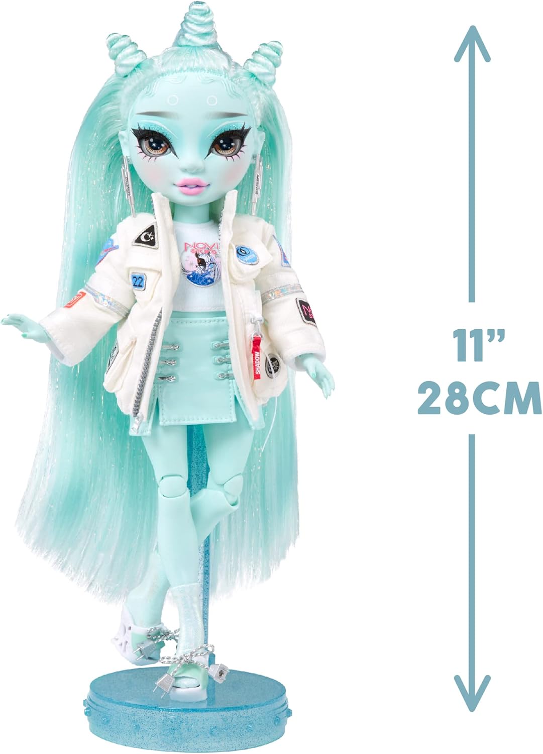 Light Green Fashion Doll with Fashionable Outfit & 10+ Colorful Play Accessories J47454