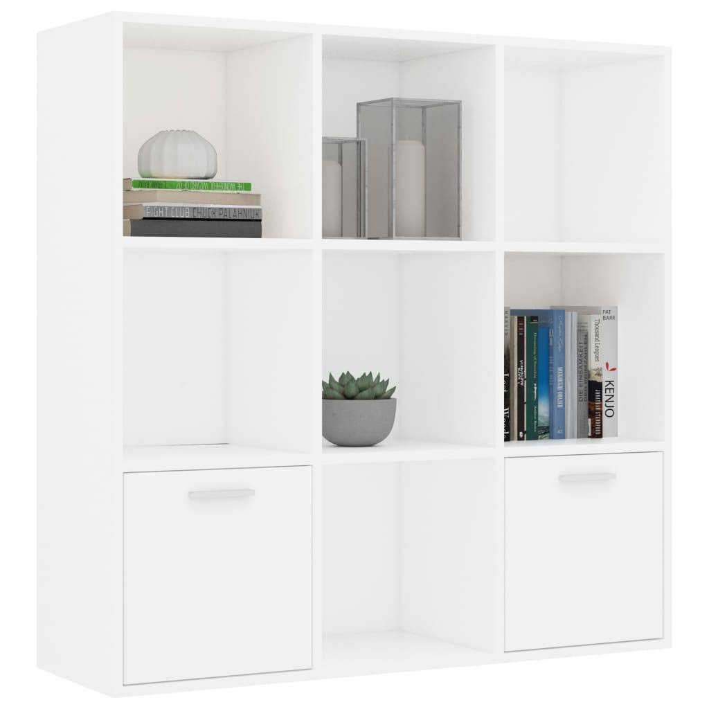 Book Cabinet Concrete Gray Chipboard S244845