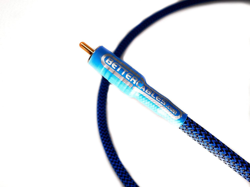 Blue Silver/Copper Hybrid Coaxial RCA Cable 6 Feet H805145