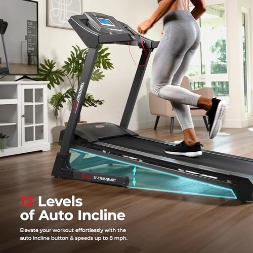 Smart Treadmill with Auto Incline H69895