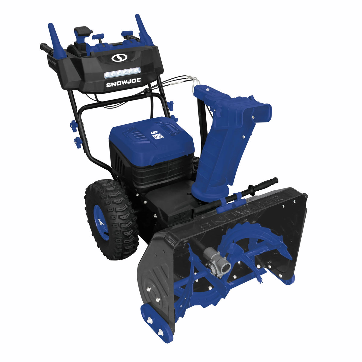 96V 24 Cordless Self-Propelled Dual-Stage Snow Blower with 4 x 12-Ah Batteries & 2 x Chargers Q355