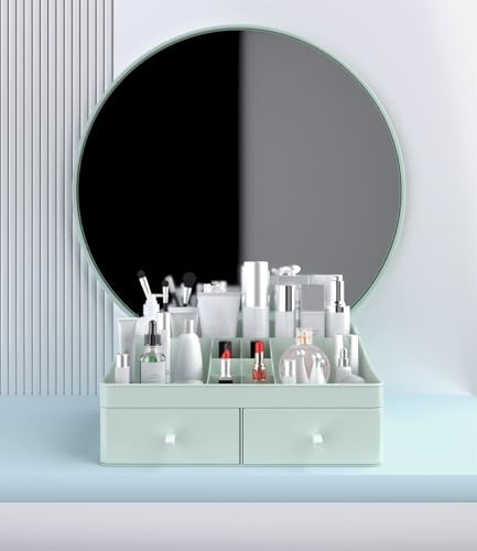 White Makeup Organizer with Drawers Z963250