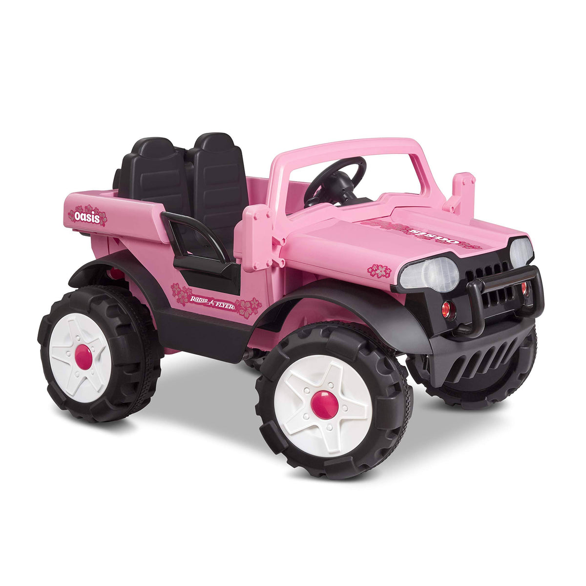 Pink 2-Seater 12V Ride-On Car S30627