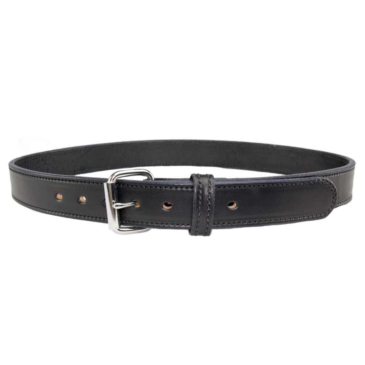 Black Leather Gun Belt M523