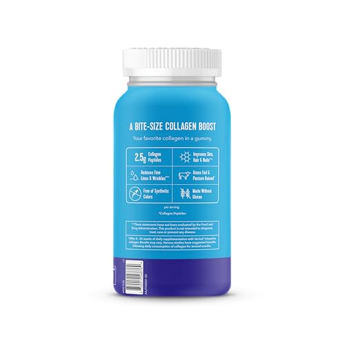 Grape Flavor Collagen Gummies, 120 ct, Pack of 2 B6012