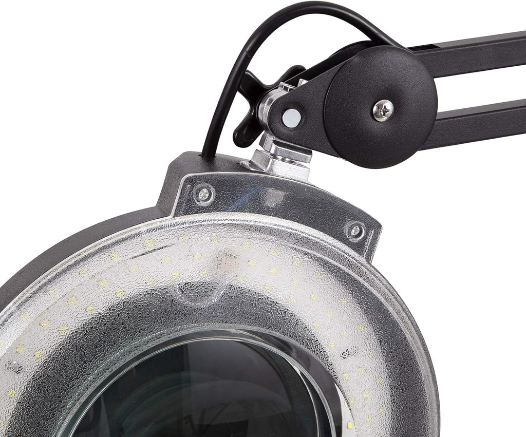 8x Magnifying Glass Architect Lamp with Desk Clamp Mount F260