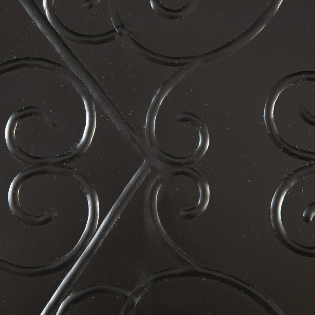 Black Metal Boot Tray with Coir Insert M4456