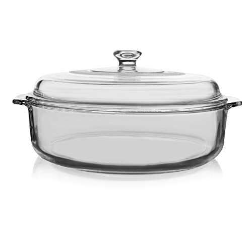 2-quart Glass Casserole Baking Dish with Cover E4190