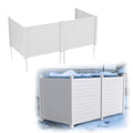 48"W X 48"H Outdoor Freestanding Vinyl Privacy Screen S91741