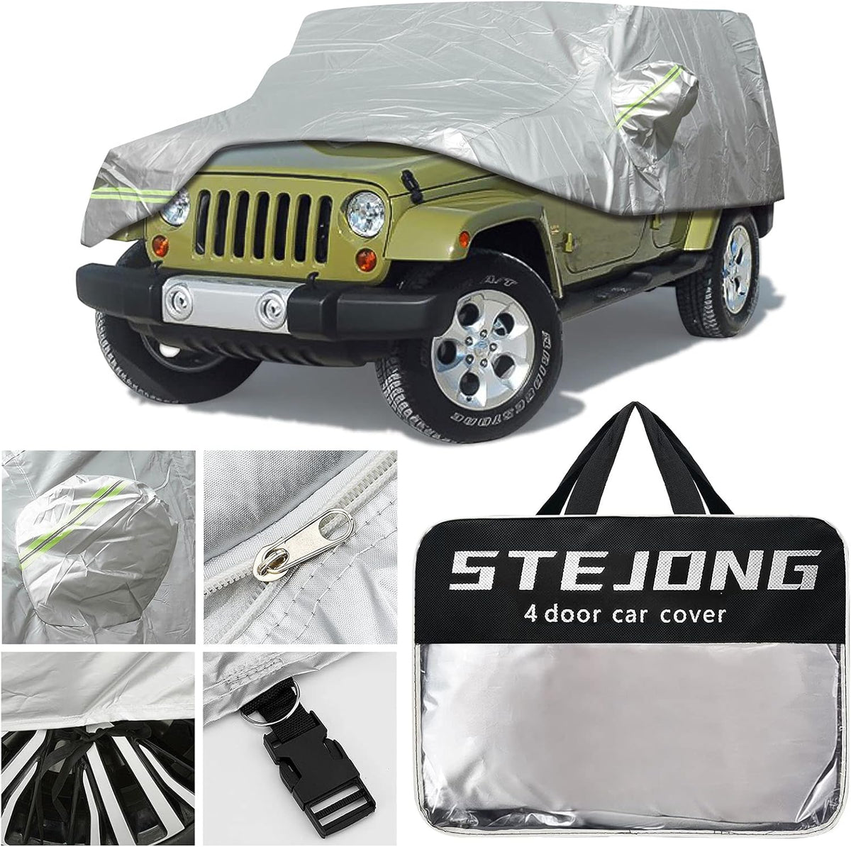 Camouflage SUV Cover with Driver Door Zipper O263