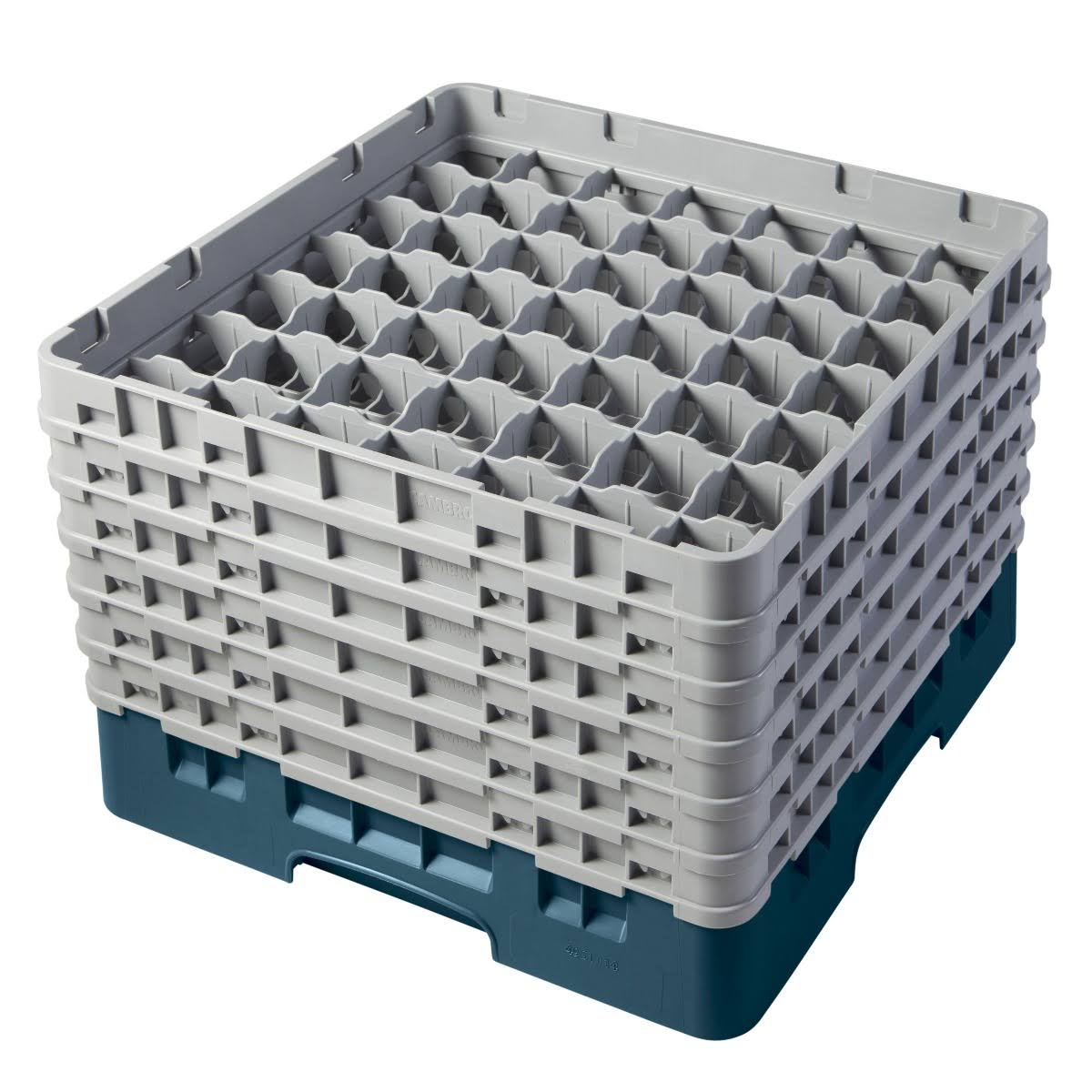 Teal 9 Compartment Full Size Glass Rack W502