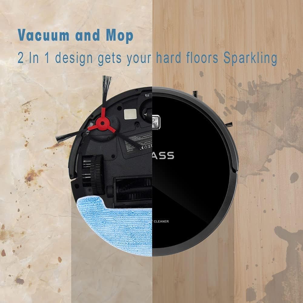 Robot Vacuum and Mop, 2600Pa Suction, Self-Charging K25233