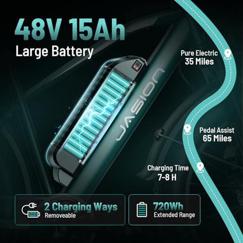 Electric Bike with 1500W Peak Motor, 48V 15Ah Battery, 26'' x 4'' Fat Tire U1809
