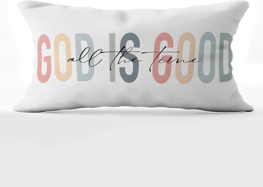 Boho Christian Quote Throw Pillow Covers 12x20 inch G76138