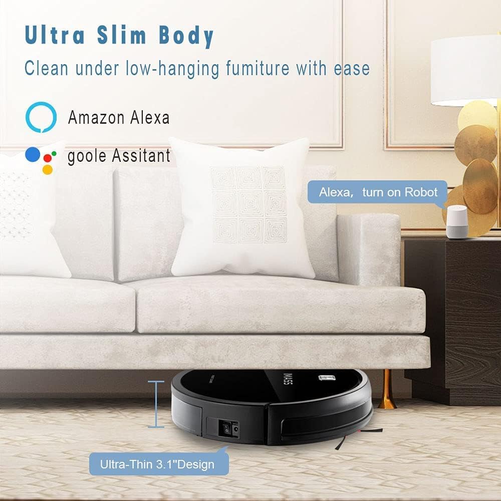 Robot Vacuum and Mop, 2600Pa Suction, Self-Charging K25233