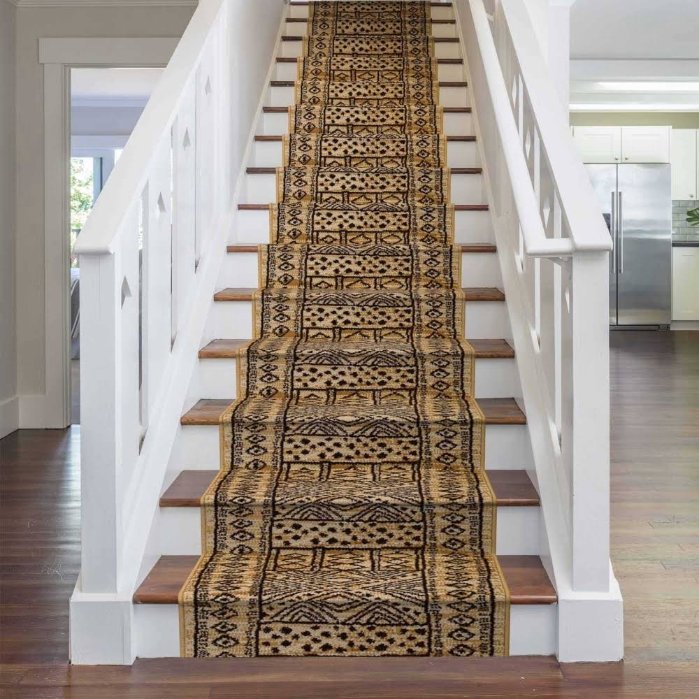 Afrikans Berber Stair Carpet Runner 17 foot S80887