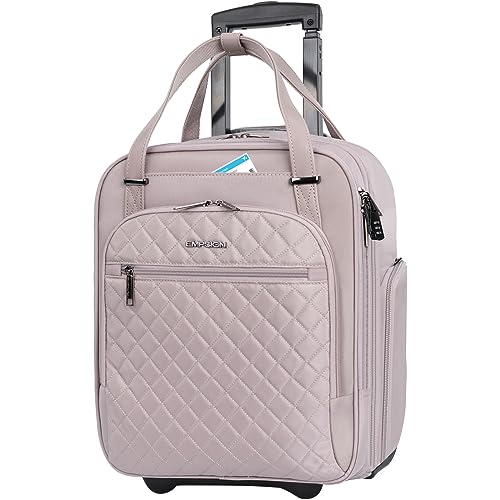 Black 16" Carry On Bag with Wheels T390401