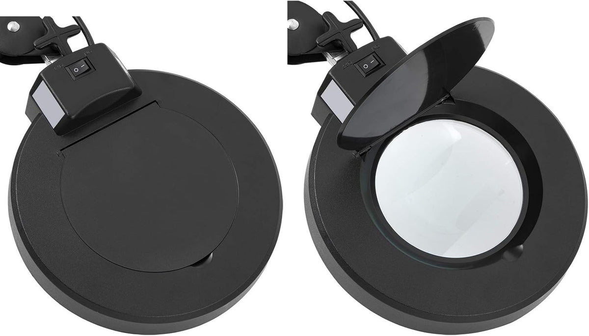 8x Magnifying Glass Architect Lamp with Desk Clamp Mount F260