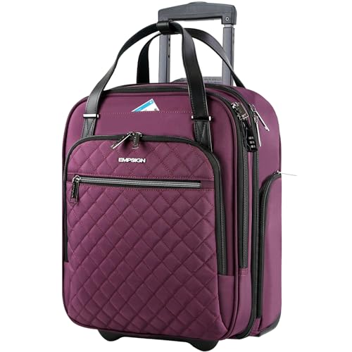 Black 16" Carry On Bag with Wheels T390401