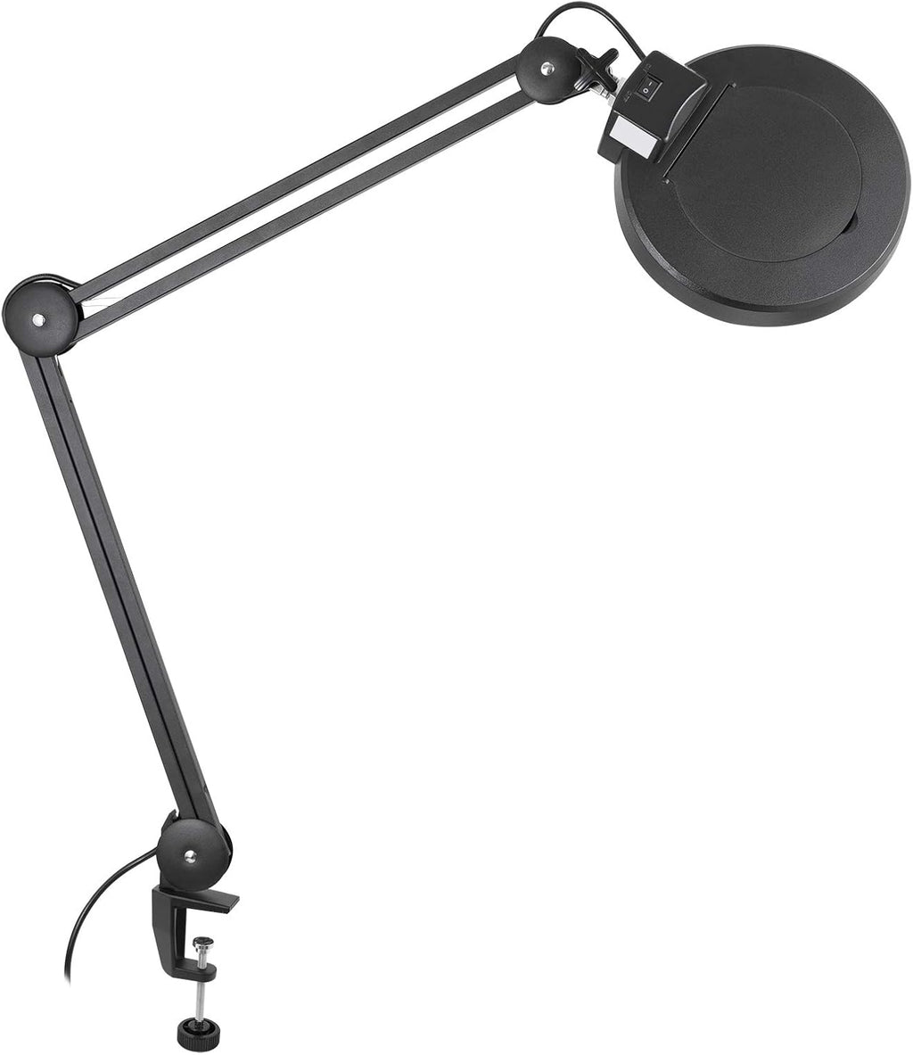 8x Magnifying Glass Architect Lamp with Desk Clamp Mount F260