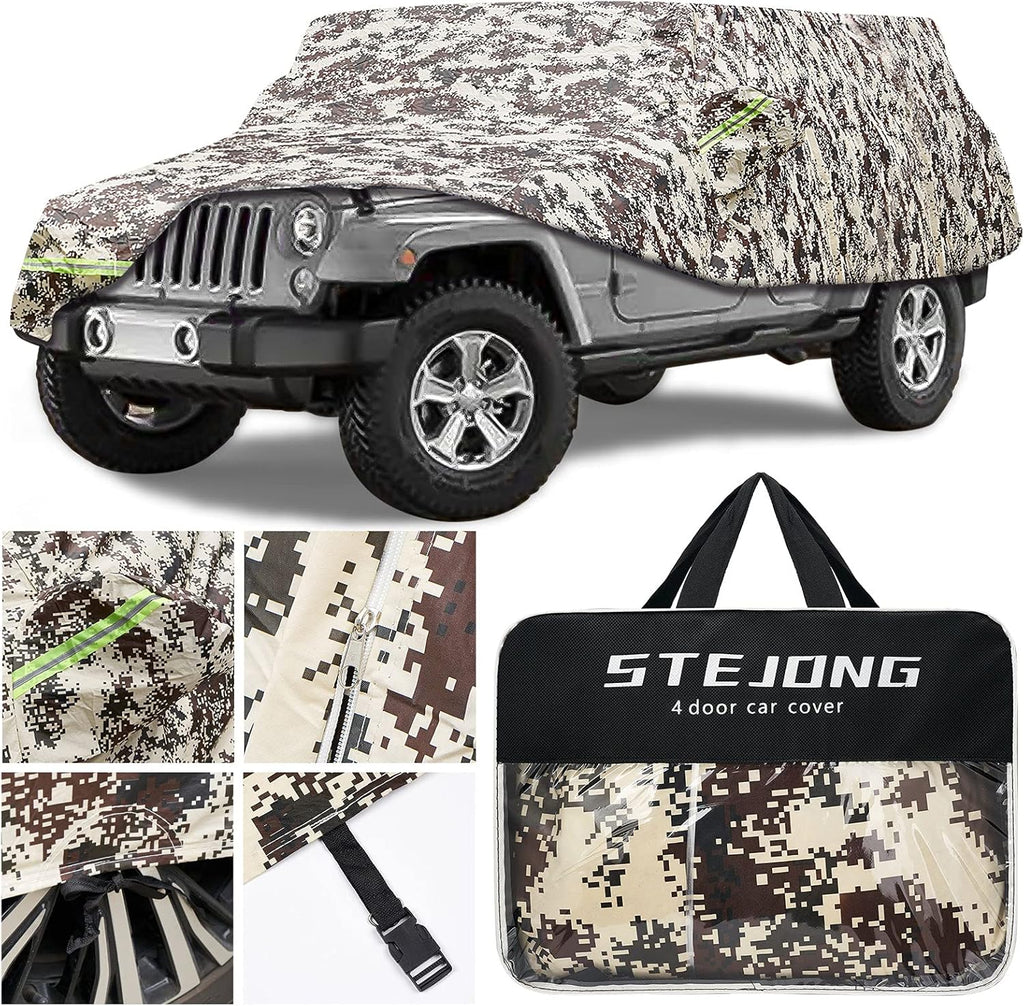 Camouflage SUV Cover with Driver Door Zipper O263