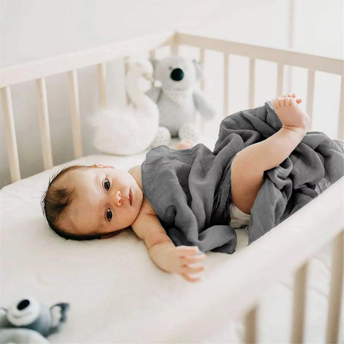 White Plush Lamb Blanket Toy O31594