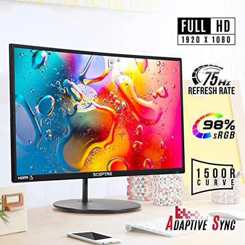 Curved 27" Gaming Monitor with Speakers H409103