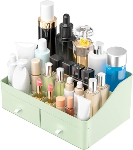 White Makeup Organizer with Drawers Z963250