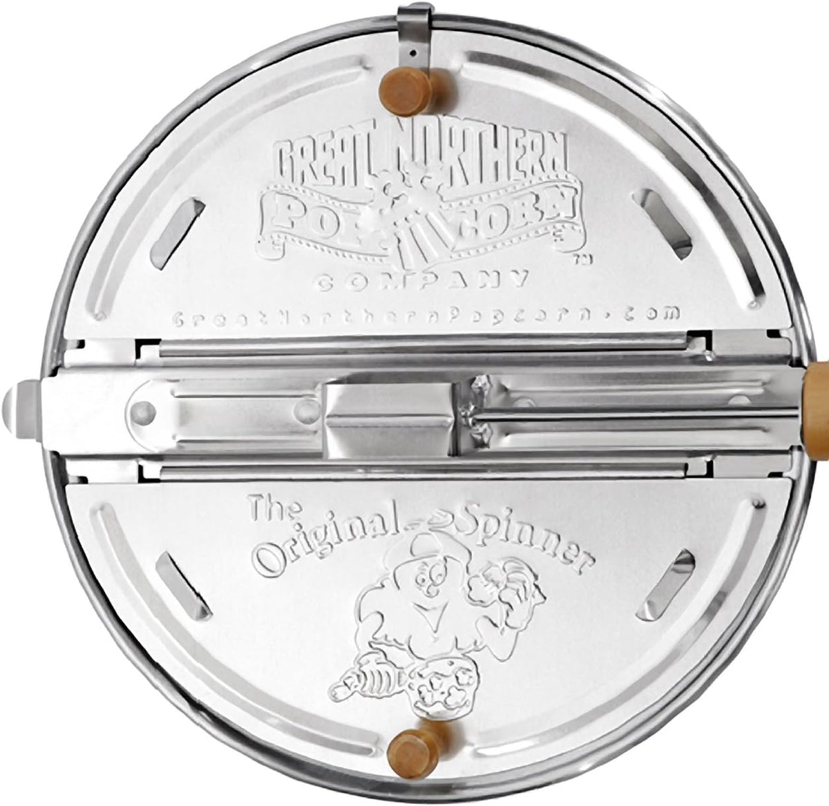 6-Quart Aluminum Popcorn Popper with Hand Crank N882211