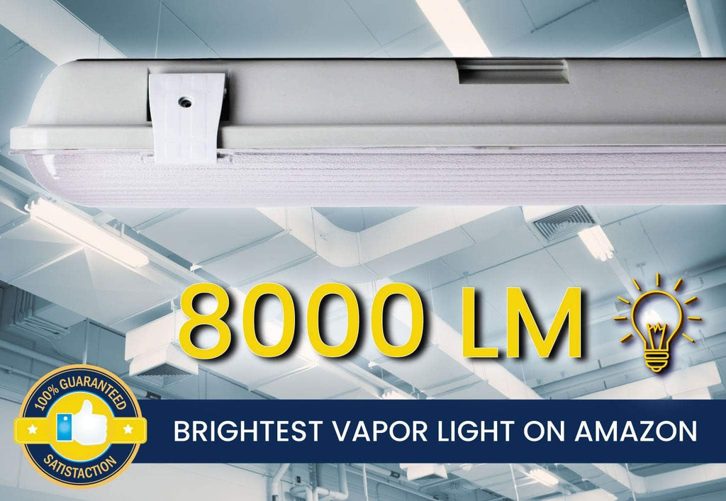 4FT Waterproof LED Vapor Tight Lights 6500K IP65 4-Pack J819274