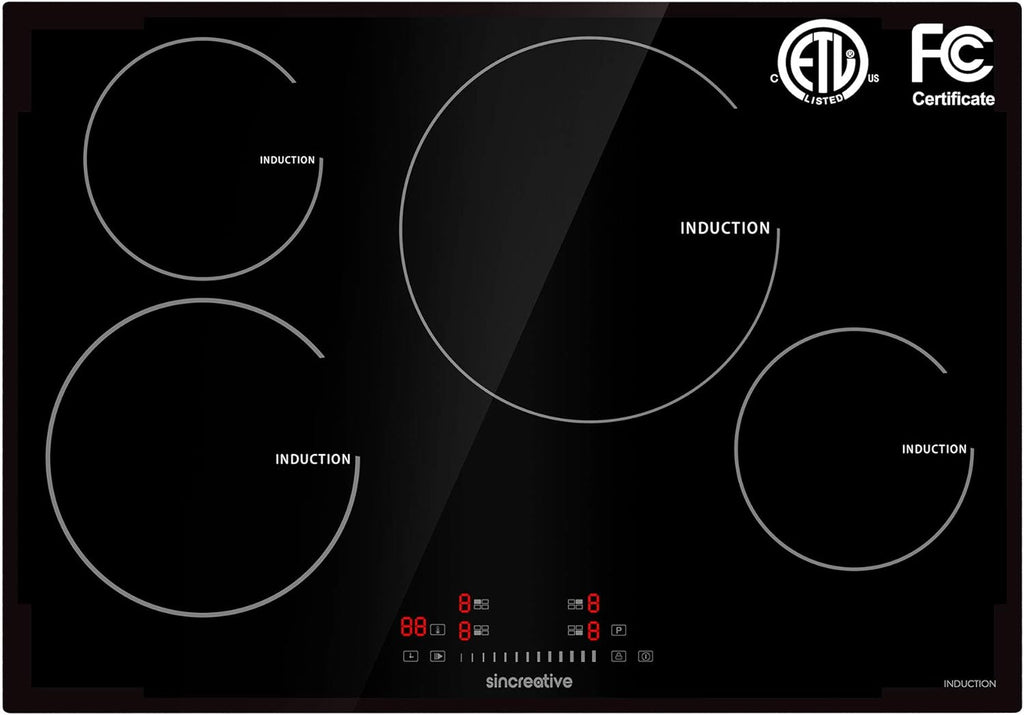30 Inch 4 Burners Induction Cooktop with Timer D238937