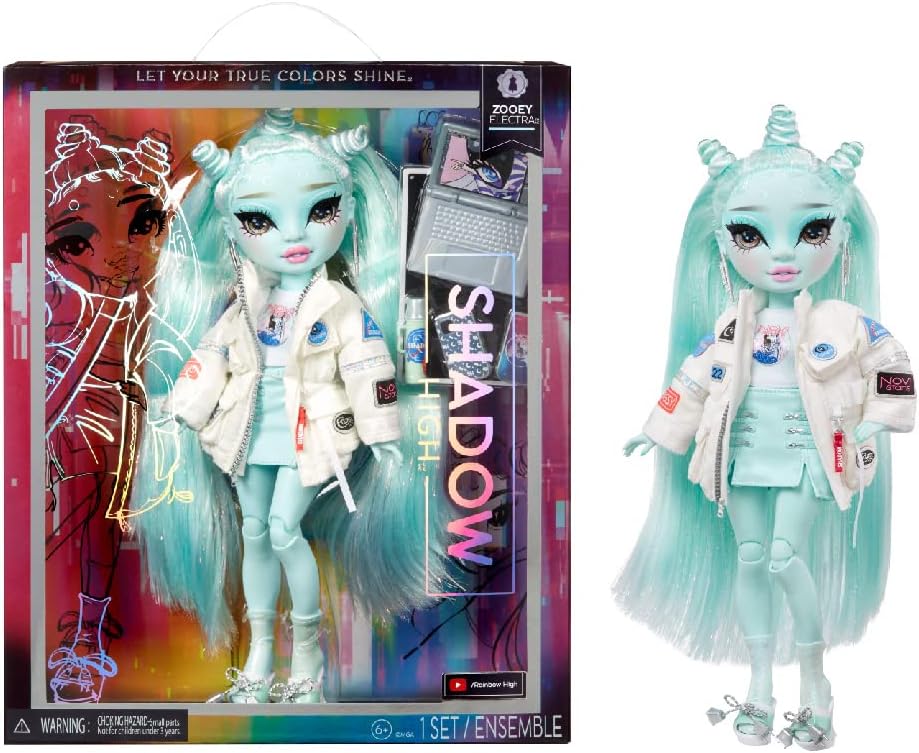 Light Green Fashion Doll with Fashionable Outfit & 10+ Colorful Play Accessories J47454
