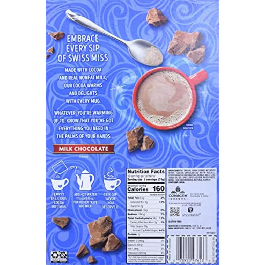 50 Ct Milk Chocolate Hot Cocoa Mix Packets I2860