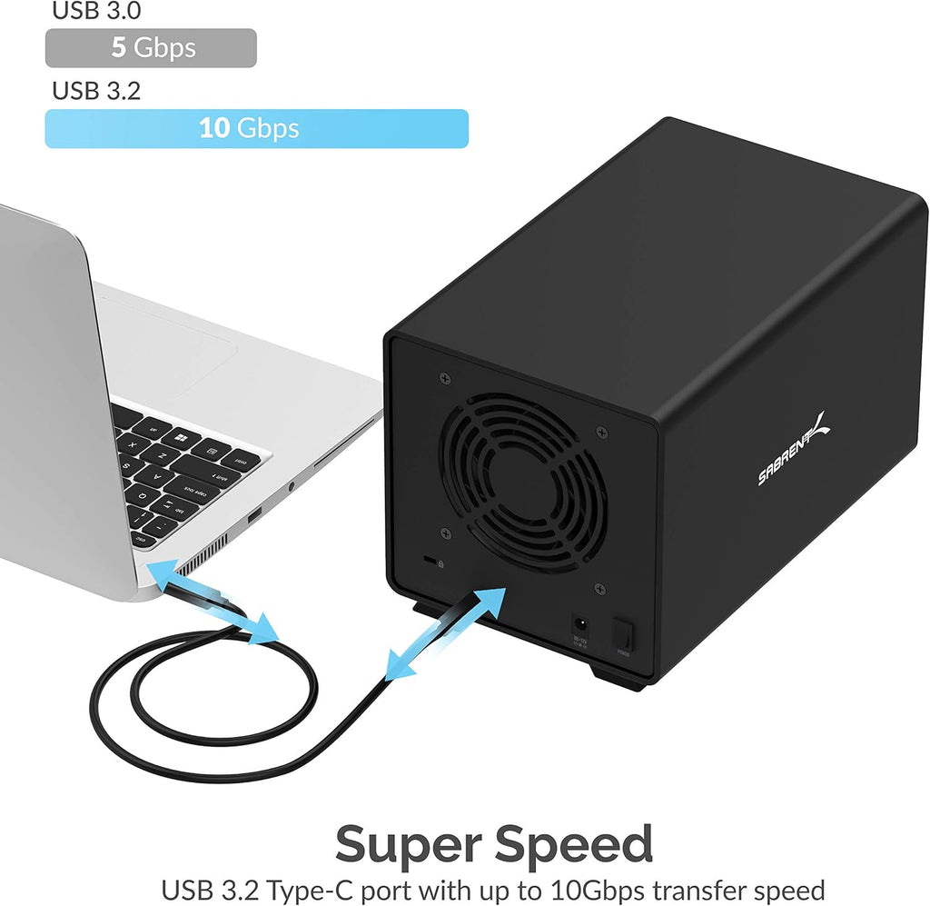 USB 3.0 to SATA Dual Bay External Hard Drive Docking Station R948