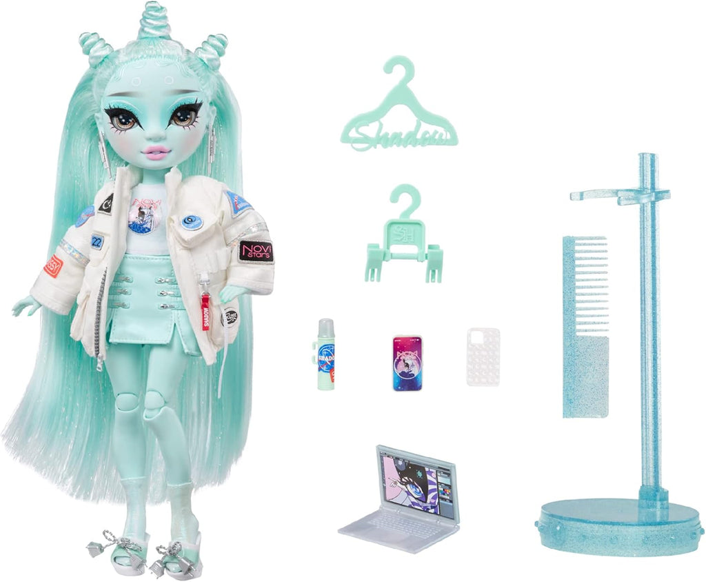 Light Green Fashion Doll with Fashionable Outfit & 10+ Colorful Play Accessories J47454